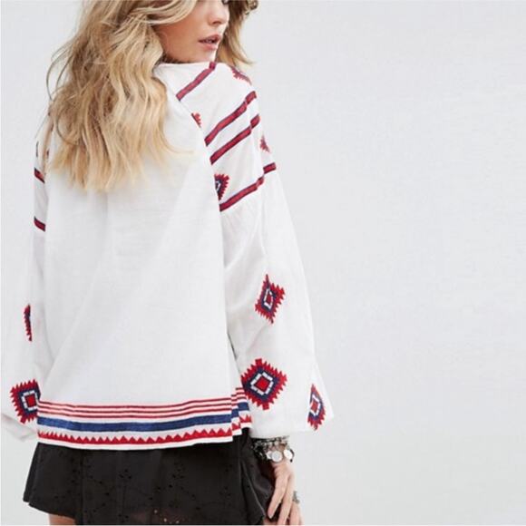 TulaRosa Top Embroidered SZ S - Picture 10 of 11